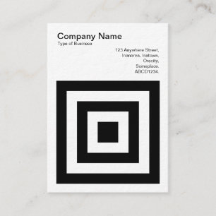 Cartão De Visita Quadrados dentro dos quadrados