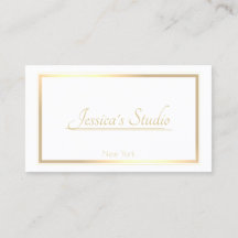 Quadro clássico de Ouro de tendência branca a cada