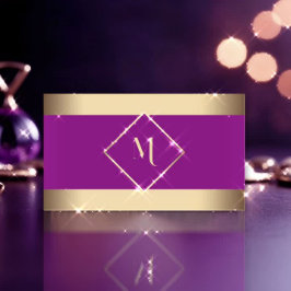 Cartão De Visita Quadro Dourado, cor-de-rosa, moderno