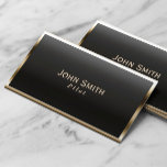 Cartão De Visita Quadro Dourado Moderno do Pilot Aviator<br><div class="desc">Piloto de fronteira Dourado/Cartão de visita de avião.</div>
