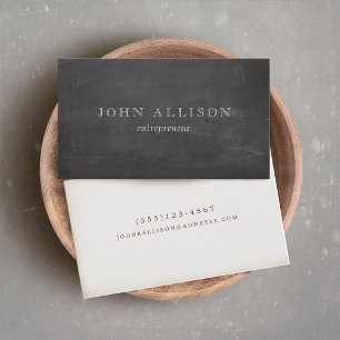 Cartão De Visita Quadro negro de Cara de pintura russa legal