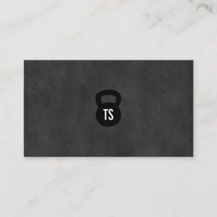 Cartão De Visita Quadro pessoal do instrutor de Bell da chaleira