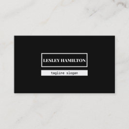 Cartão De Visita Quadro Retângulo