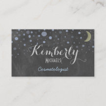 Quadro Vintage com Estrelas e Lua