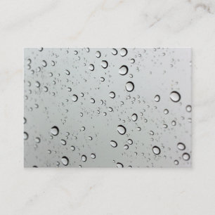 Cartão De Visita Quedas d'água no plano de fundo de vidro