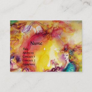 Cartão De Visita QUEIMANDO CARNIVAL / Teatro, dança e música