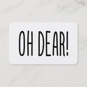 CARTÃO DE VISITA QUERIDA!