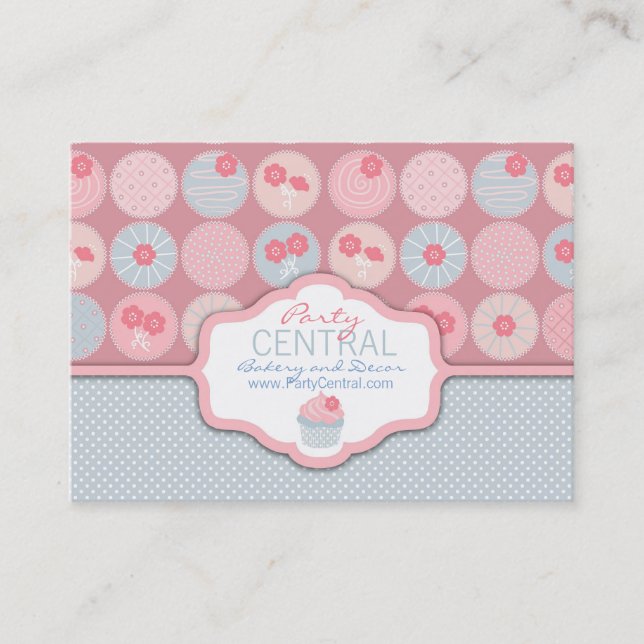 Cartão de visita querido da menina (Frente)