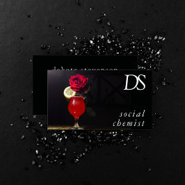 Cartão De Visita Químico social | Concorrente de eventos modernos o