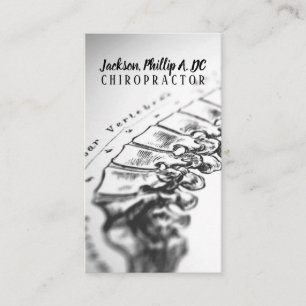 Cartão De Visita Quiroprata Clínica de Quiropraxia Terapia Massagem