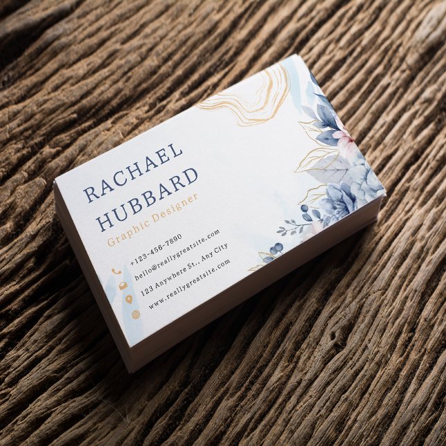 Cartão De Visita r Personalização profissional flexível minimalista (Criador carregado)