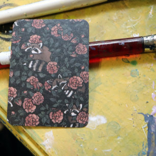 Cartão De Visita Raccoon ama guaxinins bonitinhos arte uma pessoa d