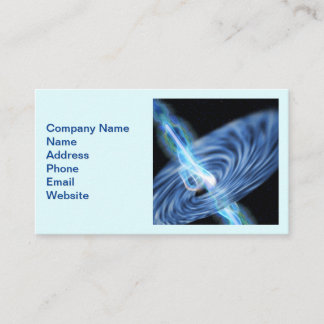 Cartão De Visita Radiação do Buraco Negro