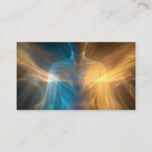 Cartão De Visita Radiant Aura: Abstract Human Energy