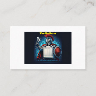 Cartão De Visita Radiator Specialist Plumber Business Card