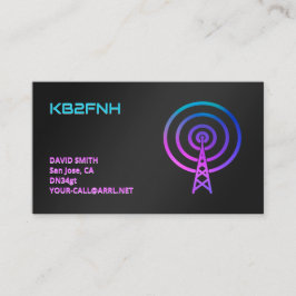 Cartão De Visita Rádio amador