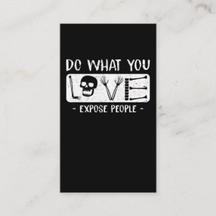 Cartão De Visita Radiologia radiologista Humor Skeleton Xray