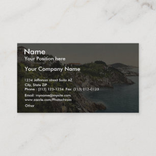 Cartão De Visita Ragusa, Bella Vista, Dalmácia, Austro-Hungria rara