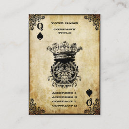 Cartão De Visita Rainha do Grunge das pás