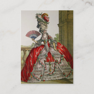 Cartão De Visita Rainha Marie Antonieta (Mais Opções) -