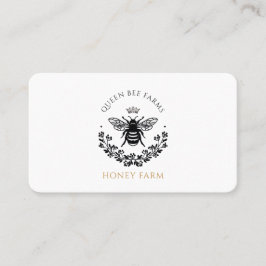 Cartão De Visita Rainha Negra-Dourada Elegante Vintage