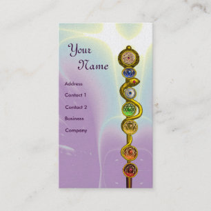 CARTÃO DE VISITA RAIO DE ASCLEPIUS,7 CHAKRAS,YOGA,ENERGIA ESPIRITUA