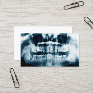 Cartão De Visita Raio-X dos dentes