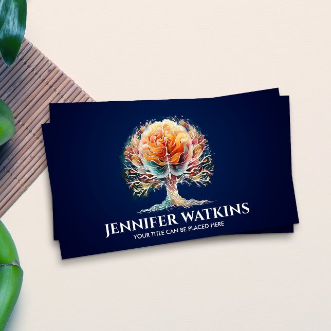 Cartão De Visita Ramais Mindful - A Árvore Cerebral (Criador carregado)