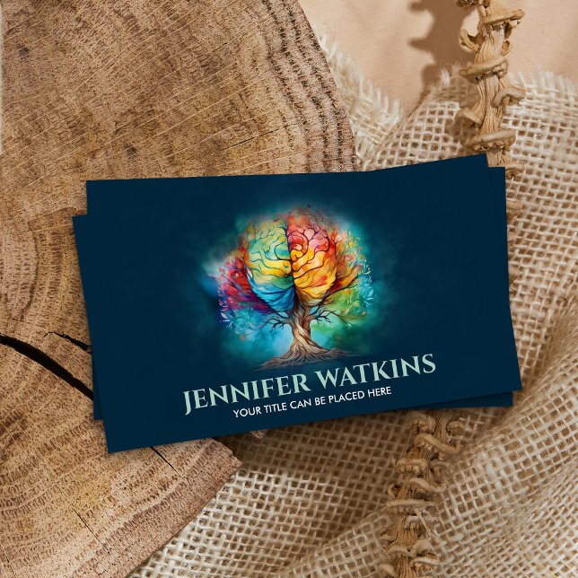 Cartão De Visita Ramais Mindful - A Árvore Cerebral (Criador carregado)