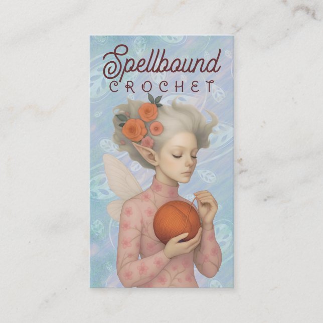 Cartão De Visita Rapariga-peluche-de-bruxaria (Frente)