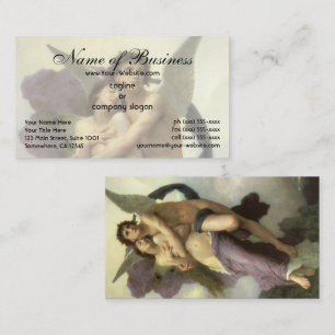 Cartão De Visita Rapto (Sequestro) de Psiquê por Bouguereau