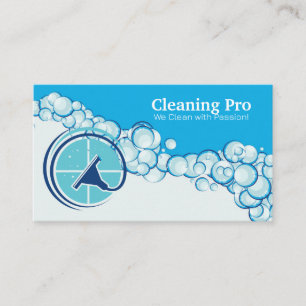 Cartão De Visita Raspador   Bolhas de Sabão