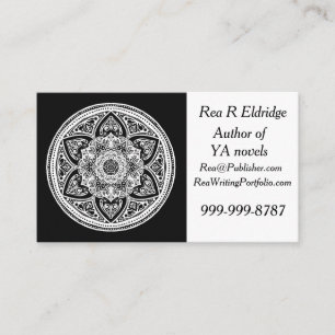 Cartão De Visita Raven Mandala