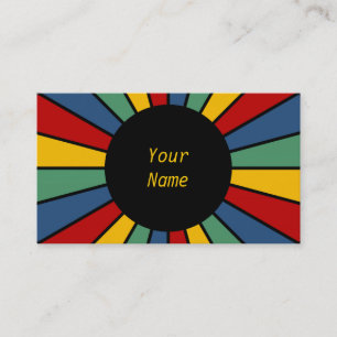 Cartão De Visita RAYS BOTON I + sua foto, texto, monograma