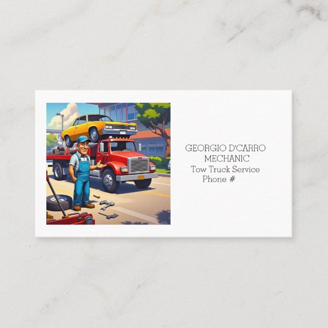 CARTÃO DE VISITA " RCA MECÂNICA " (Frente)