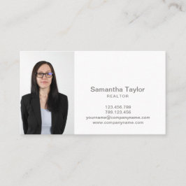 Cartão De Visita Real Estate Professional Adicionar foto e logotipo
