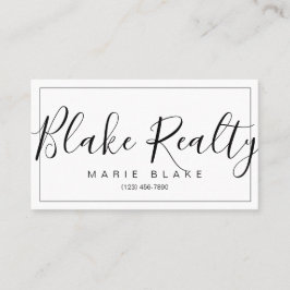 Cartão De Visita Realidade do Realador Profissional Moderno