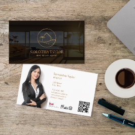 Cartão De Visita Realizador Profissional Moderno Inserir Fotografia