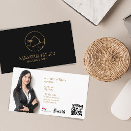 Cartão De Visita Realizador Profissional Moderno Inserir Fotografia