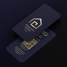 Realtor Dark Marinho Blue Dourado House Realty