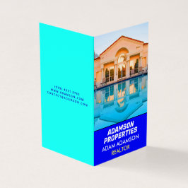 Cartão De Visita Realtor de Empresa de Imóveis Moderna (QRCode) Dob