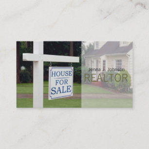 Cartão De Visita Realtor, Imóveis, Casa da Agência