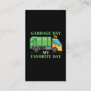 Cartão De Visita Reciclagem de Lixo no Dia do Lixo Infantil