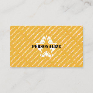 Cartão De Visita Recrutador das Forças Armadas Militares Corp Confi