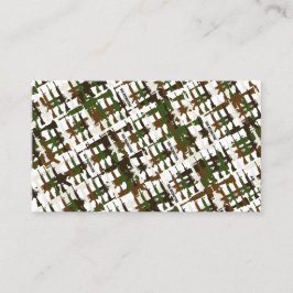 Cartão De Visita Recrutador Militar das Forças Armadas EUA Recrutam