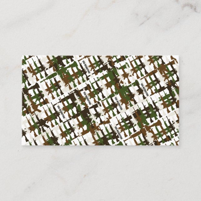 Cartão De Visita Recrutador Militar das Forças Armadas EUA Recrutam (Frente)