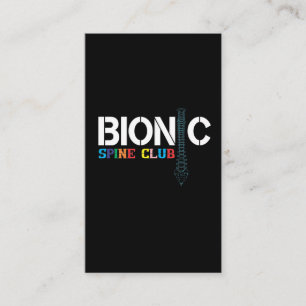 Cartão De Visita Recuperação De Cirurgia De Spine Fusão De Spinal V