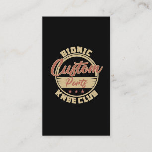 Cartão De Visita Recuperação de Cirurgia de Substituição do Joelho 