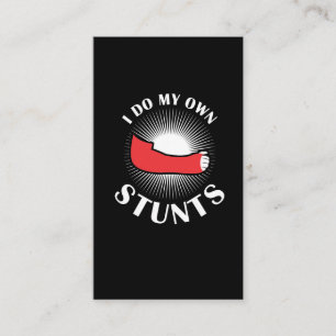 Cartão De Visita Recuperação quebrada conluio do braço da cirurg