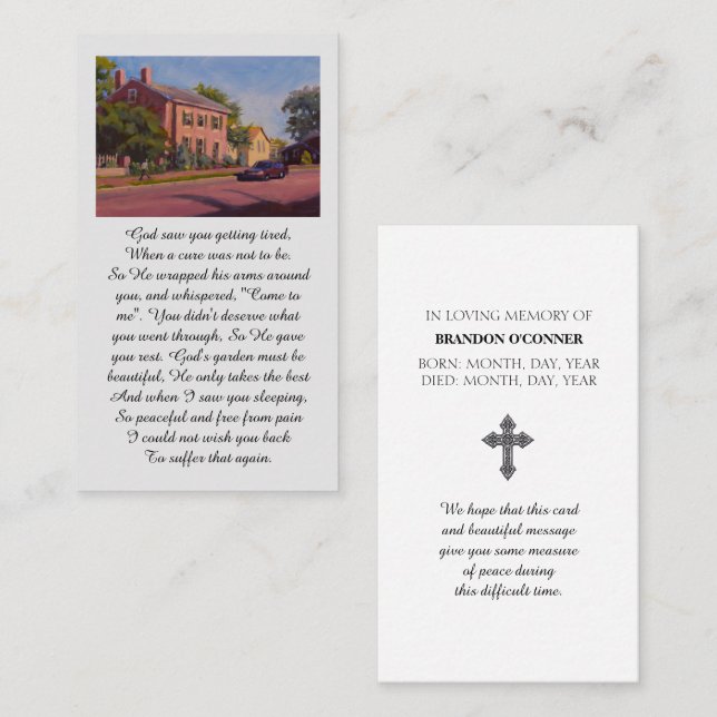 Cartão De Visita Red Blue Yellow Green Hugs and Love (Frente/Verso)